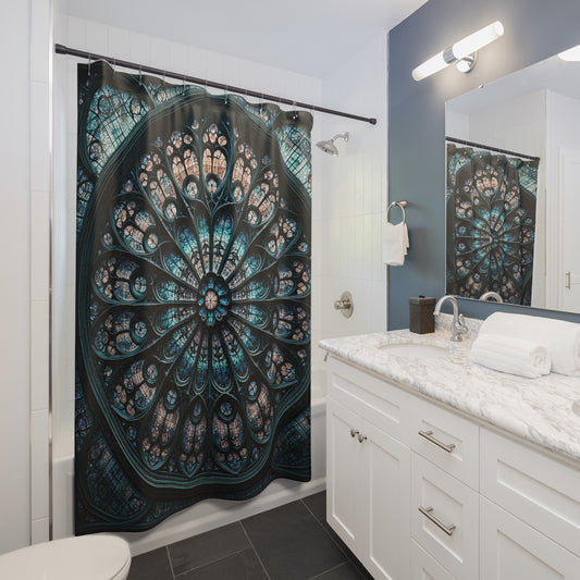 Cathedral Mandala- Shower Curtain