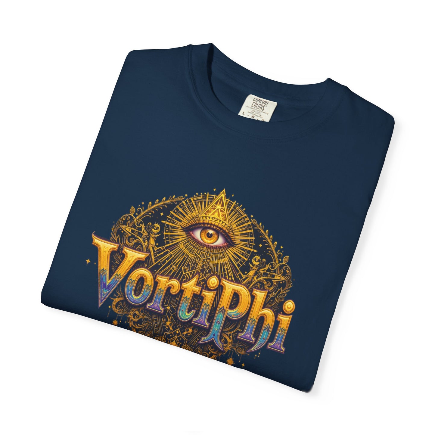 VortiPhi “Eye of the Pyramid” Golden Geometry Tee – Sacred Design Awakening