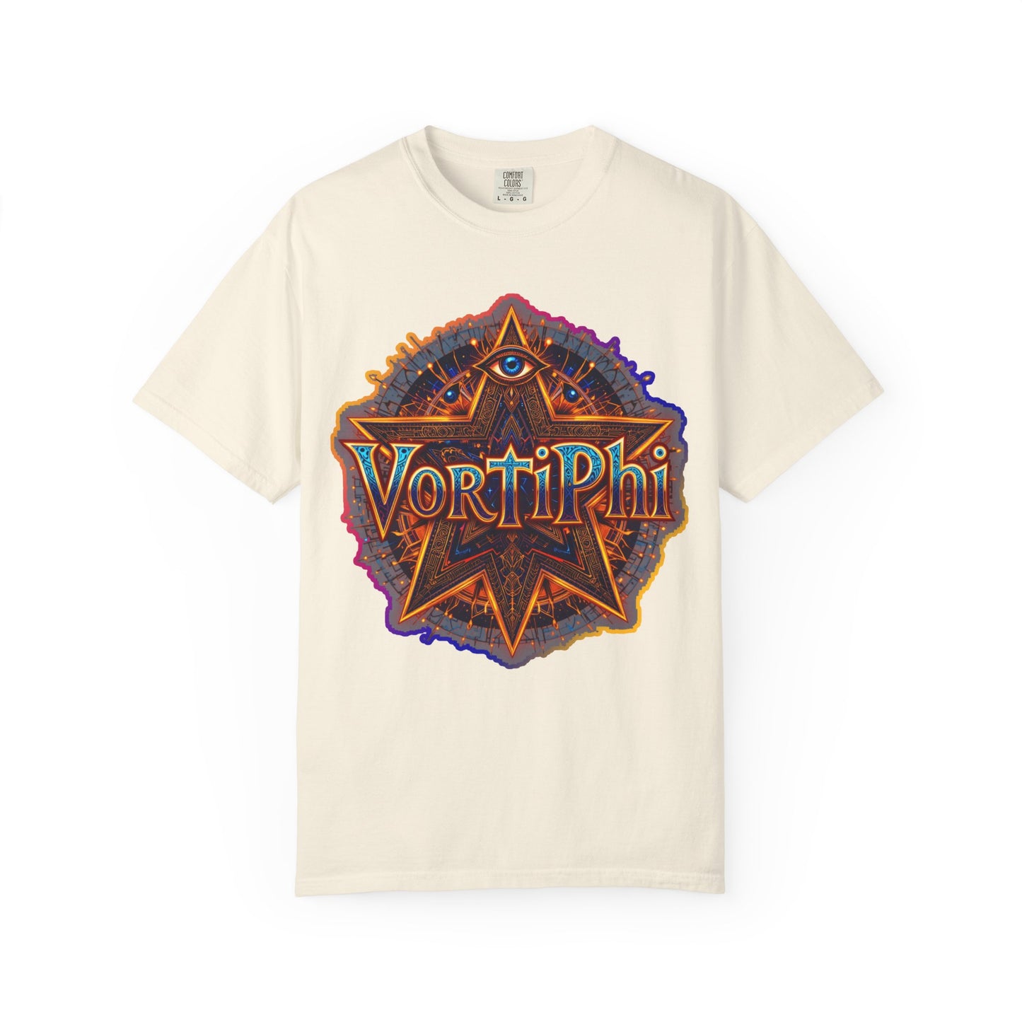 VortiPhi Sacred Geometry T-Shirt – Golden Ratio Psychedelic Tee for Awakening Souls