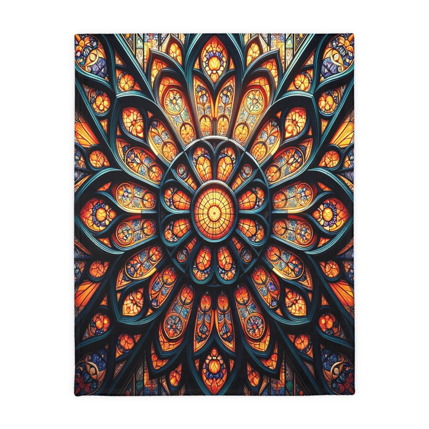 Mesmerizing Stained Glass Double Sided Blanket