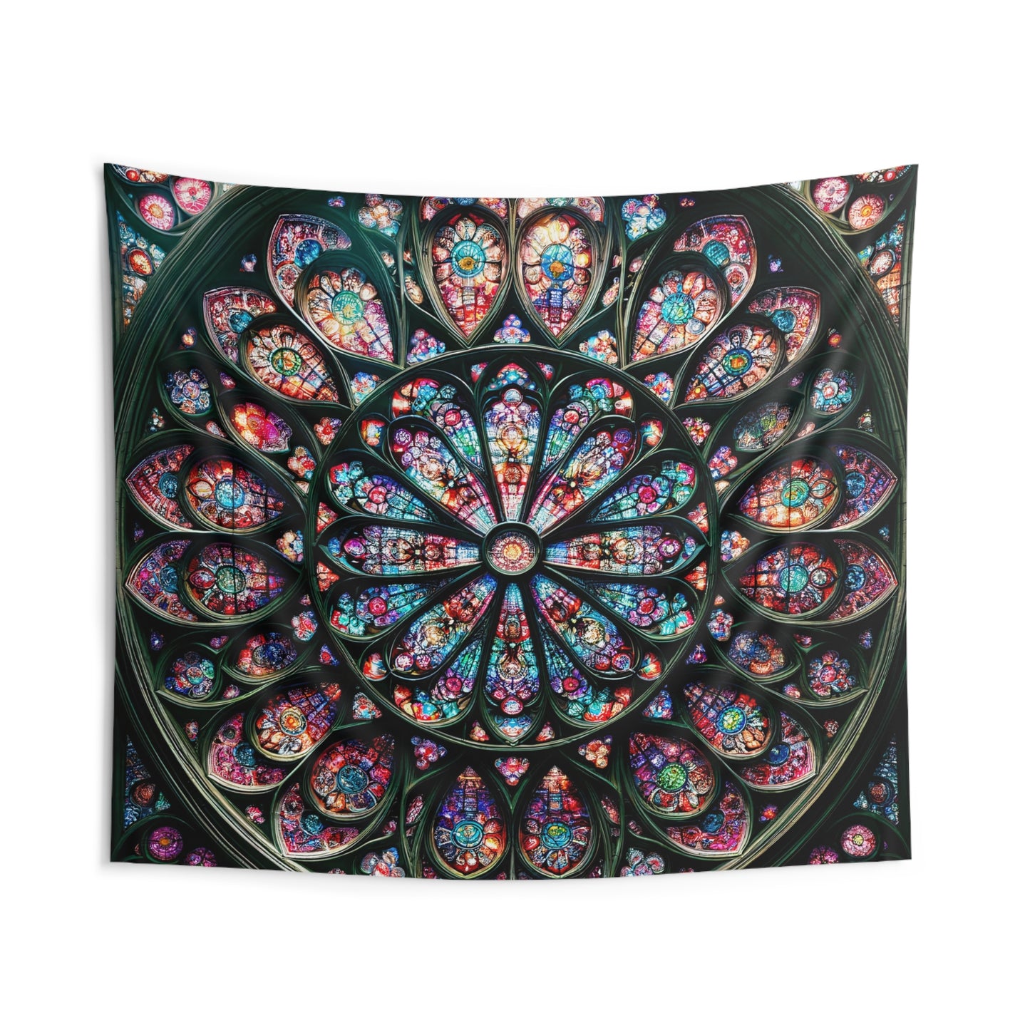 Spectrum of Splendor: The Kaleidoscopic Stained Glass Tapestry