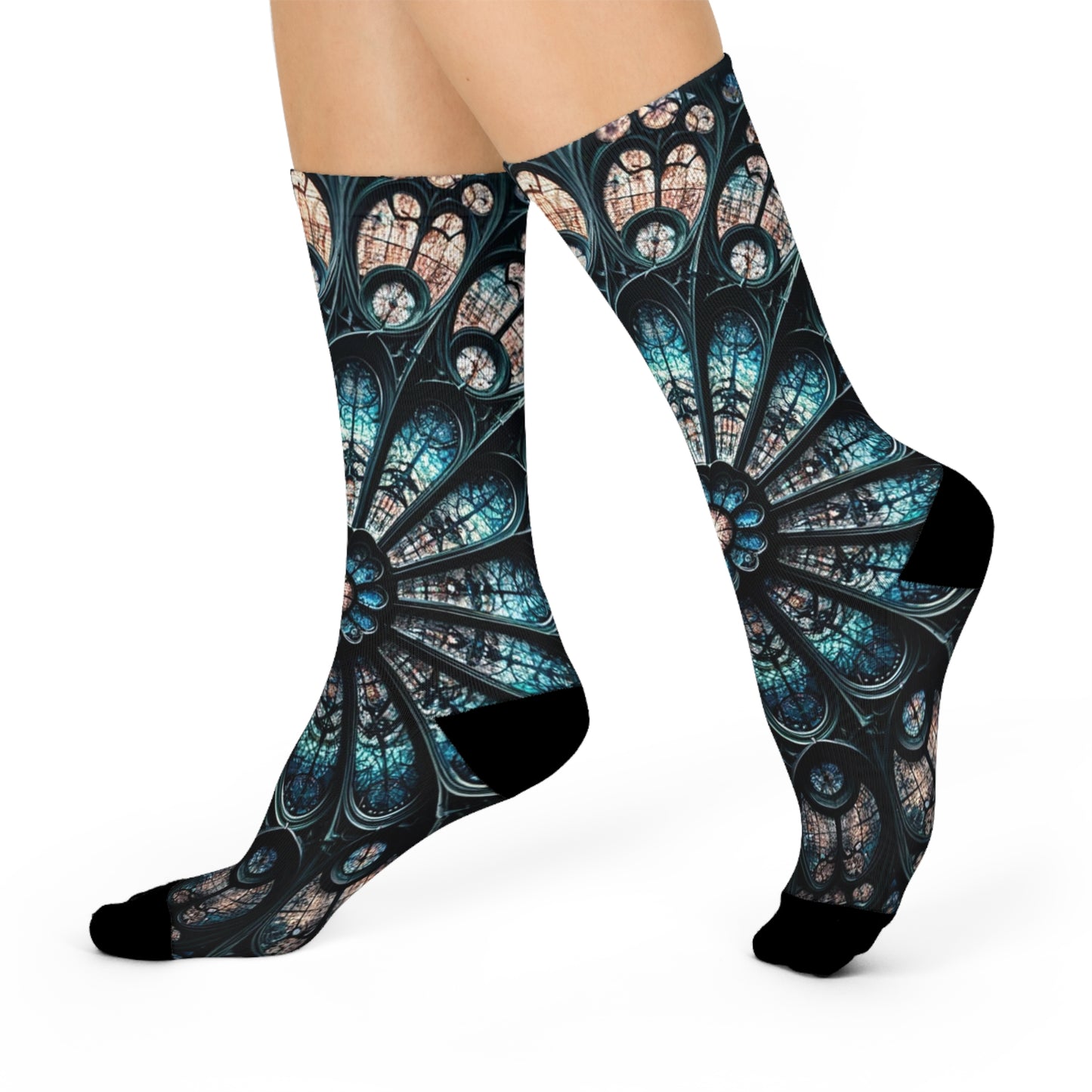 Illuminated Cathedral Socks