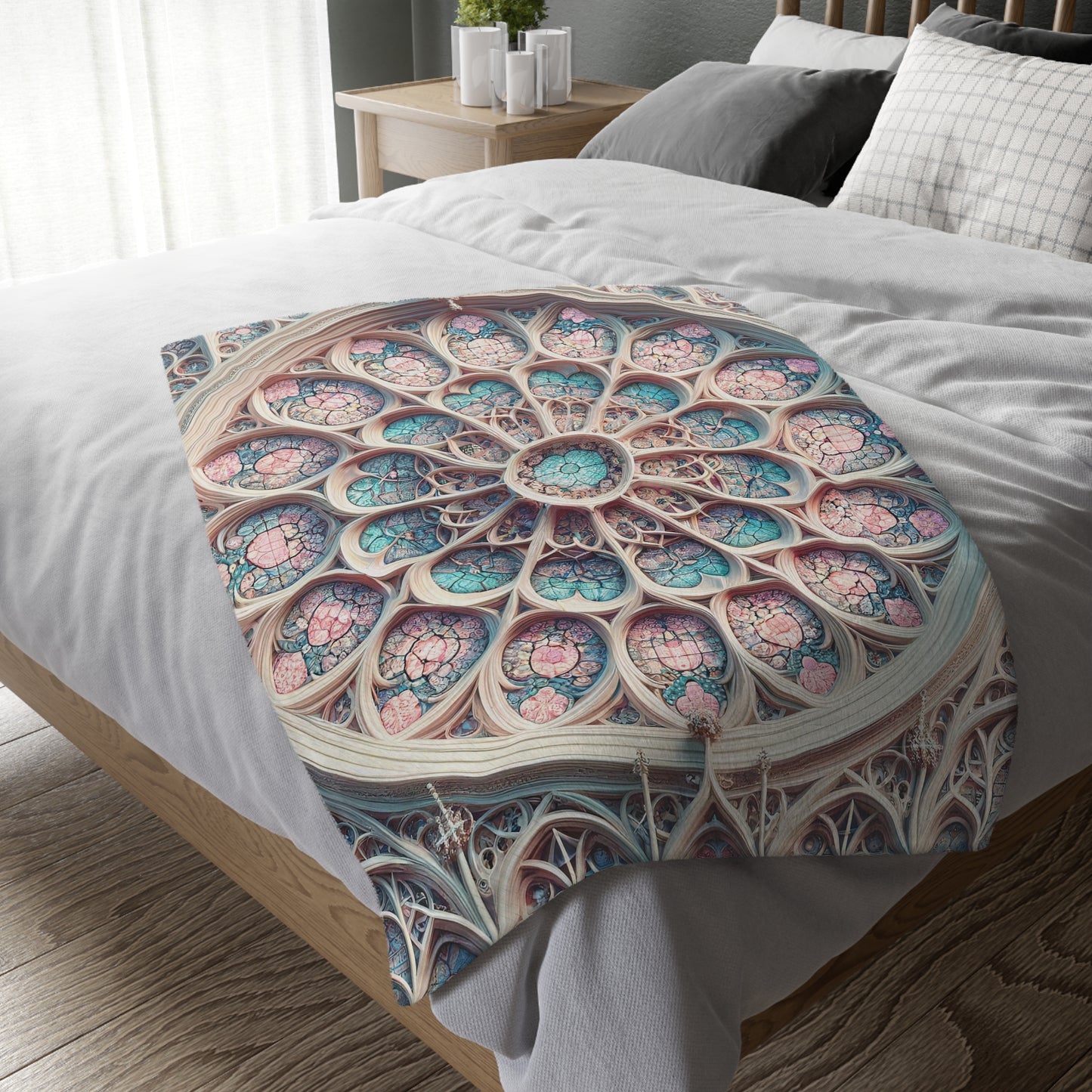 Embrace Cozy Elegance: Artistic Double-Sided Blanket