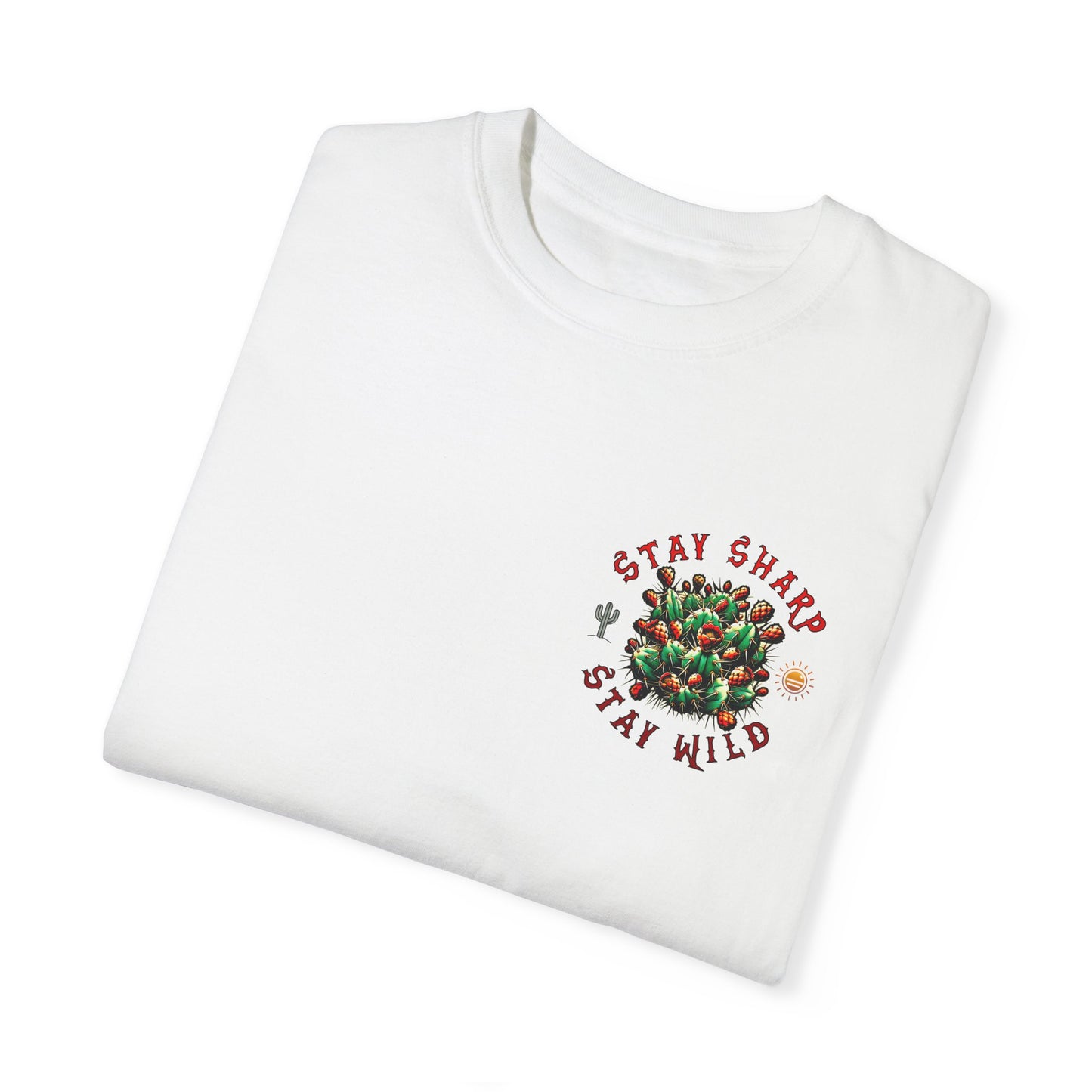 Bold Southwestern Cactus T-Shirt – "Prick Around and Find Out"