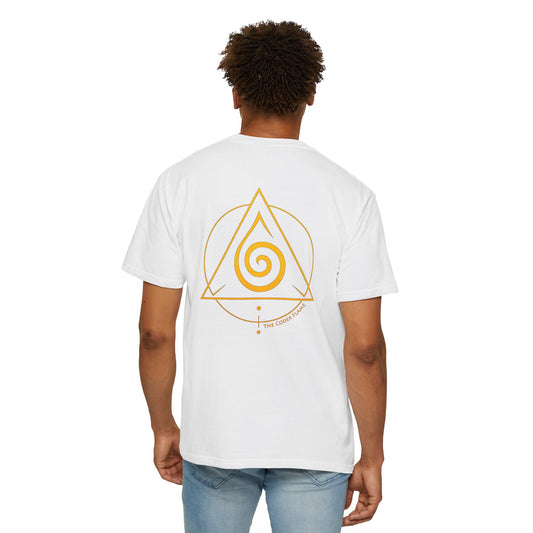 Codex Flame Spiral T-Shirt – Sacred Geometry Design