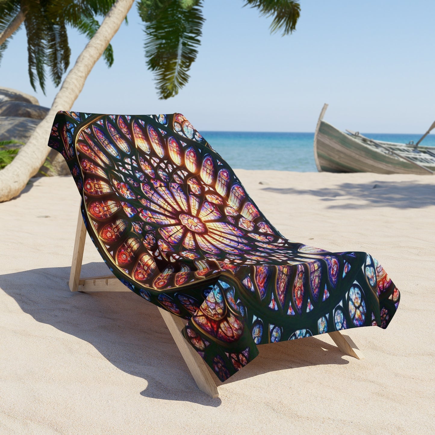 Kaleidoscope Beach Towel