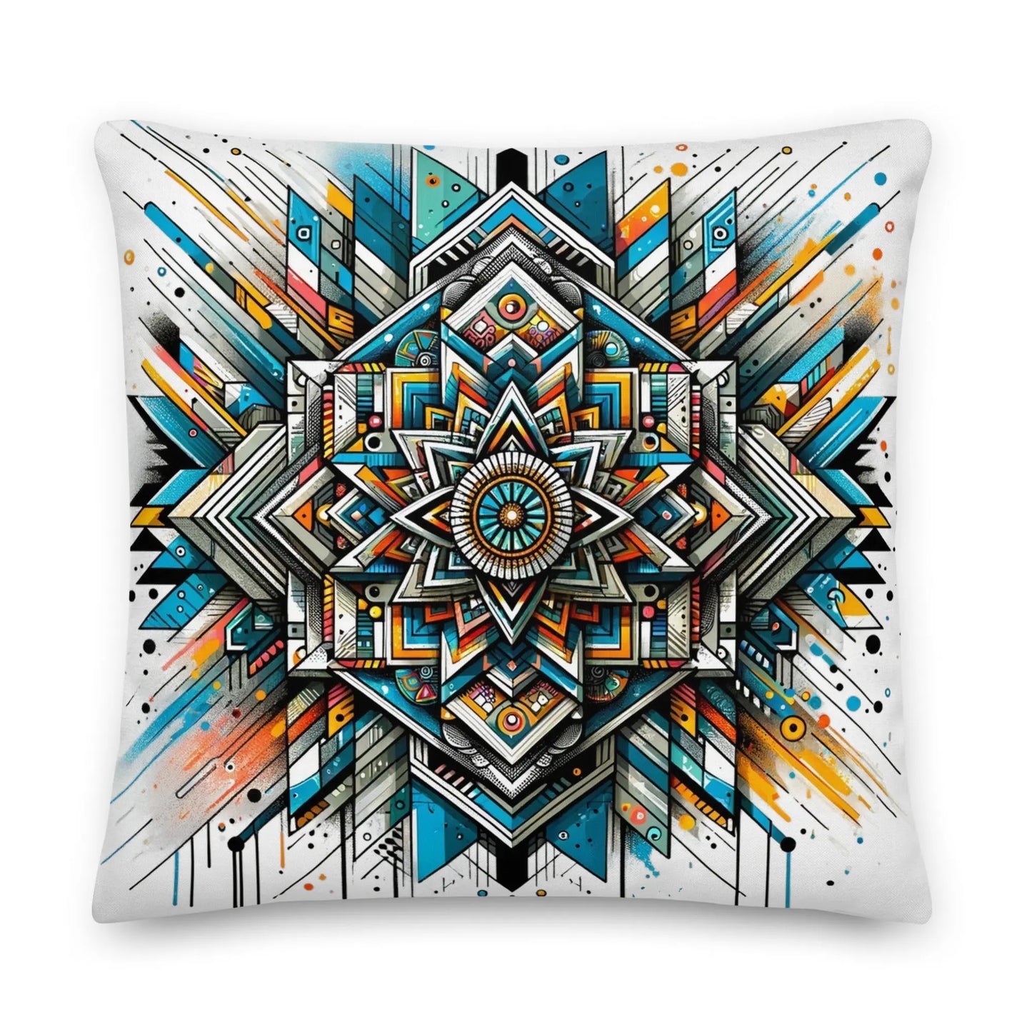 Kaleidoscopic Comfort: Double-Sided Decorative Pillow